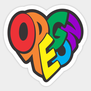 Oregon <3 Sticker